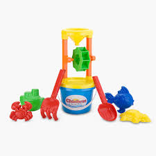 BALDE + MOLINO + PALA Y RASTRILLO CHICO + 4 MOLDES