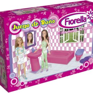 JUEGO D/BAÑO P/MUÑECAS FIORELLA CAJA