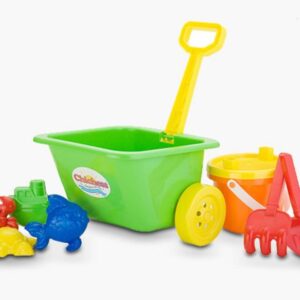 CARRO + REGADERA + PALA Y RASTRILLO CHICO + 4 MOLDES