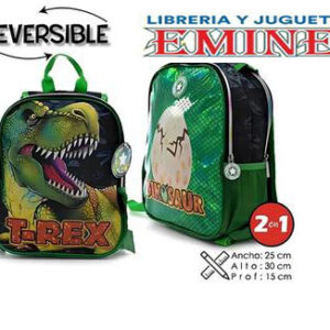 MOCHILA PHI PHI BAGS DINOSAURIO BIFAZ 12 PULGADA