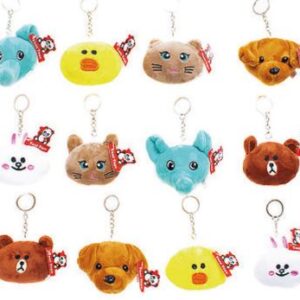 LLAVERO CARA DE ANIMALES 7,5CM