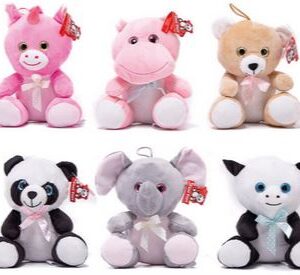 ANIMALES SENTADOS 10 MODELOS 20 CM