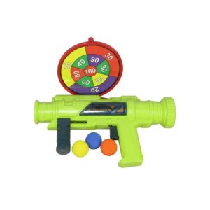 PISTOLA LANZA PELOTAS 25 CM TIRO AL BLANCO BOLSA 2359437