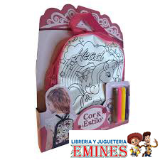 MOCHILA PARA COLOREAR