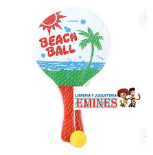 JUEGO PALETAS ESTAMPADA DE MADERA