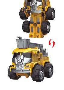 "ROBOT BUMBLEBEE TRANSFORMABLE EN CAMIÓN. TIENE LUZ Y SONIDO TRAE DESTORNILLADOR ESPECIAL PARA EL ARMADO MEDIDAS PACKAGING: 16 X 23,5 X 14,5 CM"