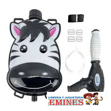 MOCHILA CEBRA PISTOLA LANZA AGUA