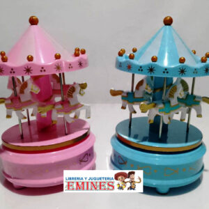 CAJITA MUSICAL CON LUZ CARRUSEL