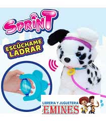 SPRINT PUPPY DÁLMATA PERRITO INTERACTIVO CON CORREA Y DESLIZ