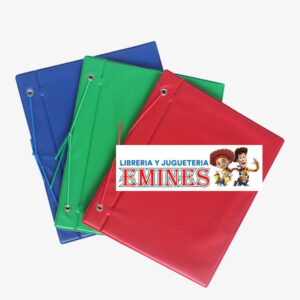 Carpeta escolar Nº3 - Tela industrial - Azul