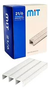 BROCHE PARA ABROCHADORA N°21/6   MIT X 5000