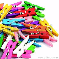 BROCHE  DE  NADERA  25 MM  COLOR