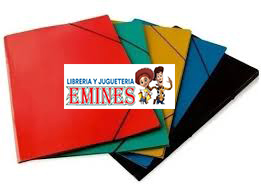 CARPETA 3 SOLAPA CON ELASTICO OFICIO PRESPAN COLOR