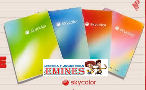 CUADERNOS X 24 HJS T/F SKYCOLOR