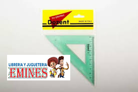 ESCUADRA  DOZENT 30 CM 45° CON MM