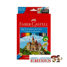 LAPIZ  COLOR X 36 LARGO     FABER PREMIUM