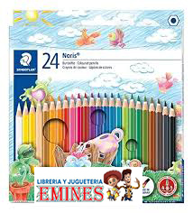 LAPIZ  DE COLORES X 24 LARGO  STAEDTLER