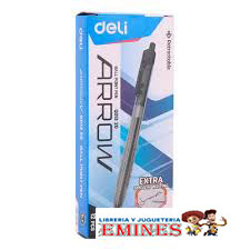 BOLIGRAFO RETRACTIL 0,7MM 4 EN 1 CON GRIP - CUERPO NEGRO - TINTA AZUL, VERDE, NEGRO, ROJO