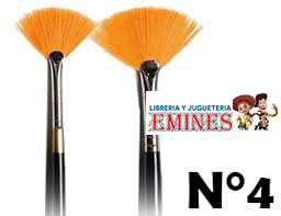 ART PINCEL S-589 N= 4 ABANICO