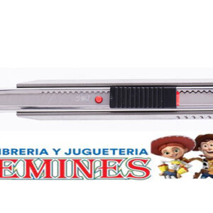 CUTTER ESSENTIAL METAL CHICO 142×18×11MM - BLISTER X 1