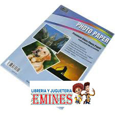 PAPEL FOTOGRAFICO A4 130  G X 20 HOJAS   AUTOADHESIVO