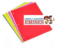 SEPARADORES ESCOLAR COLOR X25UNID.  1028