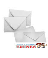 SOBRES COMERCIAL BLANCO X 100UNID.