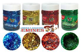 TEMPERA  MAPED  GLITER EN POTE