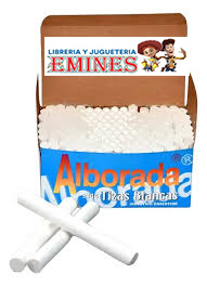 TIZA BLANCA  X144 UNIDADES ALBORADA