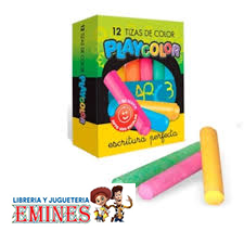 TIZA COLOR X 12 UNIDADES 1° CALIDAD